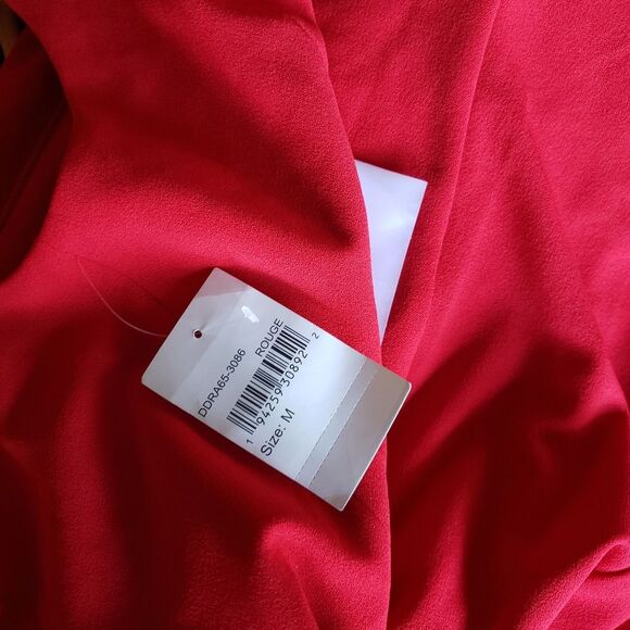 Dress The Population Sammie Fit Flare  Sweetheart Sleeveless Stretch Crepe Dress - Picture 10 of 15